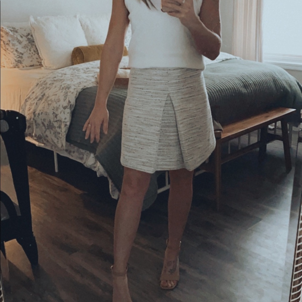 NWOT J.Crew pleated skirt